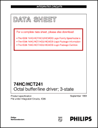 Click here to download 74HCT241U Datasheet