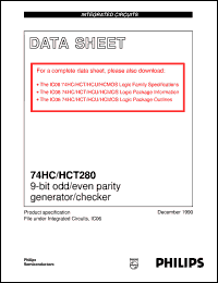 Click here to download 74HC280U Datasheet