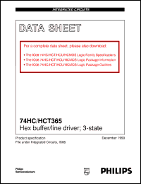 Click here to download 74HC365D Datasheet