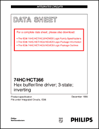 Click here to download 74HC366D Datasheet