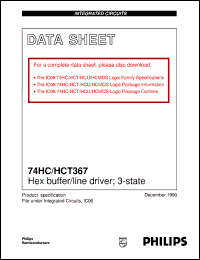 Click here to download 74HCT367NB Datasheet