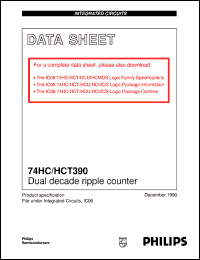Click here to download 74HC390N Datasheet