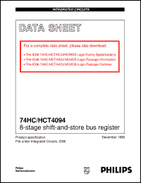 Click here to download 74HC4094N Datasheet