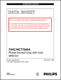 Click here to download 74HCT7046AN Datasheet