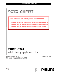 Click here to download 74HC93 Datasheet