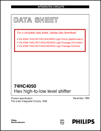 Click here to download 74HC4050U Datasheet