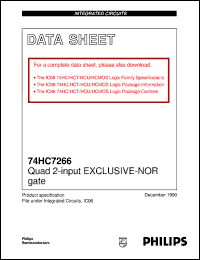Click here to download 74HC7266 Datasheet