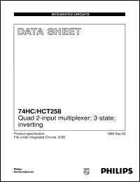 Click here to download 74HC_HCT258 Datasheet