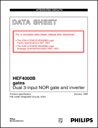 Click here to download HEF4000BP Datasheet
