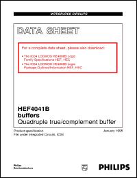 Click here to download HEF4041BD Datasheet