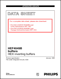 Click here to download HEF4049BPB Datasheet