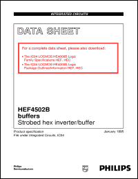 Click here to download HEF4502BPB Datasheet