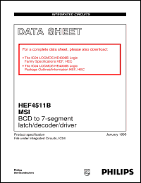 Click here to download HEF4511BD Datasheet