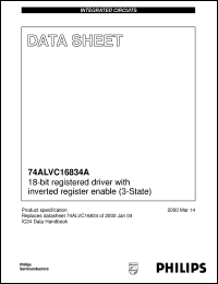 Click here to download 74ALVC16834 Datasheet