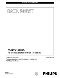 Click here to download 74ALVC16835 Datasheet