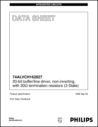 Click here to download 74ALVCH162827 Datasheet
