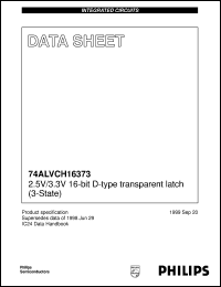 Click here to download 74ALVCH16373DGG Datasheet