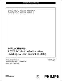 Click here to download 74ALVCH16540DL Datasheet