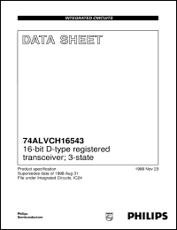 Click here to download 74ALVCH16543DGG Datasheet