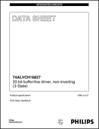Click here to download 74ALVCH16827DL Datasheet