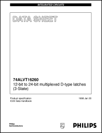 Click here to download 74ALVT16260DL Datasheet