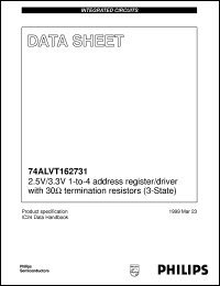 Click here to download 74ALVT162731 Datasheet
