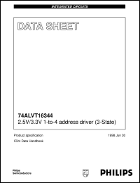Click here to download 74ALVT16344DGG Datasheet