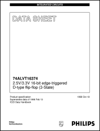 Click here to download 74ALVT16374 Datasheet