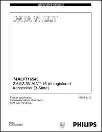 Click here to download 74ALVT16543DL Datasheet