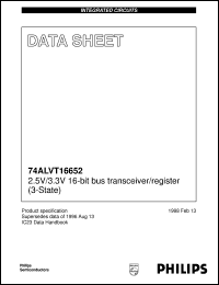 Click here to download 74ALVT16652DL Datasheet