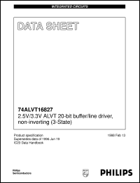 Click here to download 74ALVT16827DL Datasheet