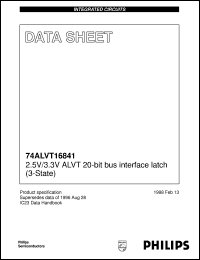 Click here to download 74ALVT16841DL Datasheet