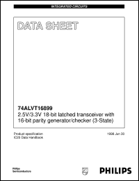 Click here to download 74ALVT16899DL Datasheet