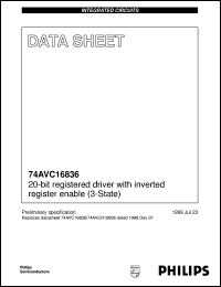 Click here to download 74AVC16836 Datasheet