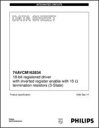 Click here to download 74AVCM162834 Datasheet