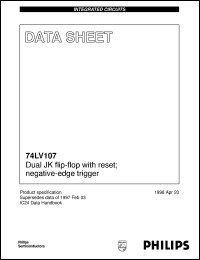 Click here to download 74LV107D Datasheet
