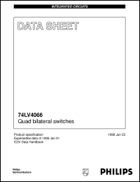 Click here to download 74LV4066N Datasheet