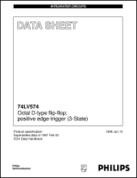 Click here to download 74LV574D Datasheet