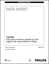 Click here to download 74LV595 Datasheet