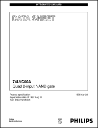 Click here to download 74LVC00 Datasheet