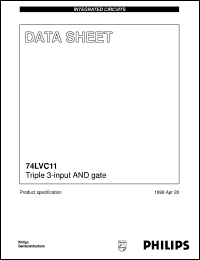 Click here to download 74LVC11 Datasheet
