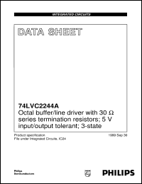 Click here to download 74LVC2244APW Datasheet