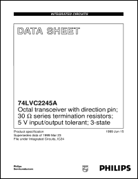 Click here to download 74LVC2245AD Datasheet