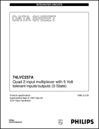 Click here to download 74LVC257ADB Datasheet