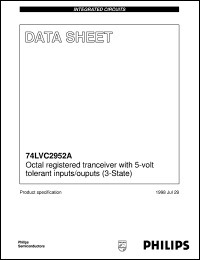 Click here to download 74LVC2952ADB Datasheet