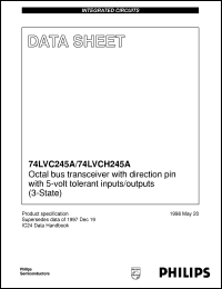 Click here to download 74LVC245AD Datasheet