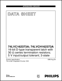 Click here to download 74LVC162373 Datasheet