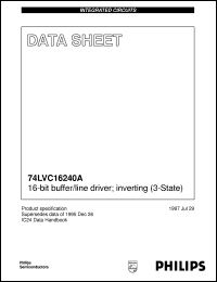 Click here to download 74LVC16240ADL Datasheet