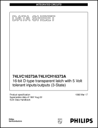 Click here to download 74LVC16373ADGG Datasheet