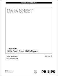 Click here to download 74LVT00 Datasheet